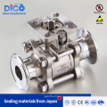 Industrial Equipment Clamp End 3PC Ball Valve